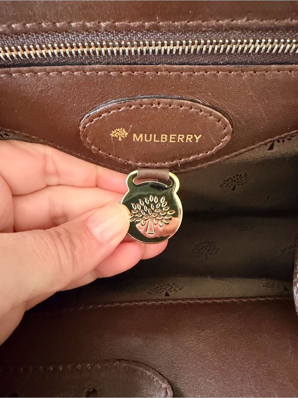 Mulberry Brown Leather purse - Picture 5 of 12